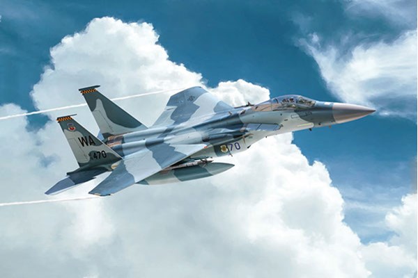 RC Radiostyrt Byggmodell flygplan - F-15C Eagle - 1:72 - IT