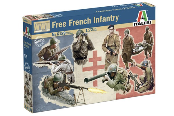 Byggmodell gubbar - French Infantry - 1:72 - Italieri