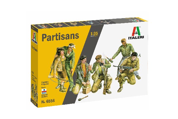 Byggmodell gubbar - Partisanas WWII 1:35 Italieri