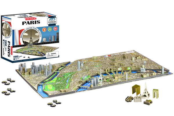 Bild p� 4D Cityscape Puzzle Paris, Frankrike