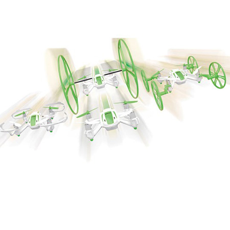 RC drone - 4 in 1 UFO 6 axis 4 ch - Green - 2,4Ghz - RTF