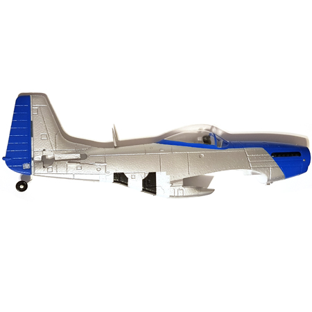 RC Radiostyrt Reservdelar - Kropp - Utan dekaler - P51D Mustang