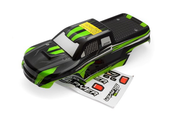 RC Radiostyrt Slayer MT Body (Black/Green)