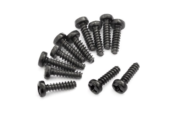 RC Radiostyrt Pan head Self Tapping Screws PBHO2.6*10mm