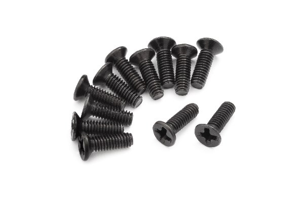 RC Radiostyrt Countersunk Screws KM2.5*8