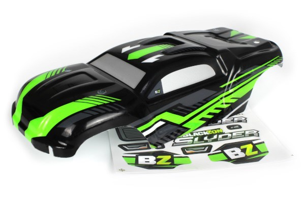 RC Radiostyrt Slayer ST Body (Black/Green)