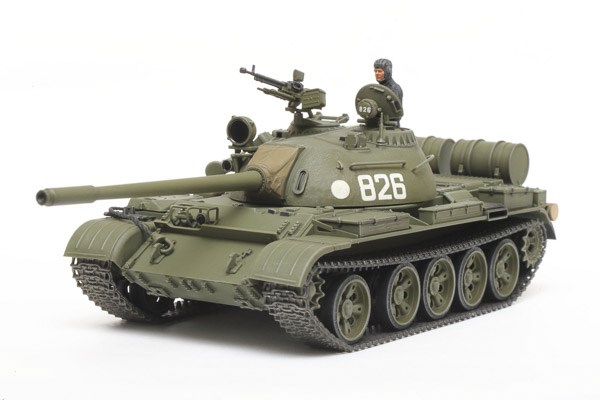 RC Radiostyrt Byggmodell stridsvagn - Russian Medium Tank T-55 - 1:48 - Tamiya
