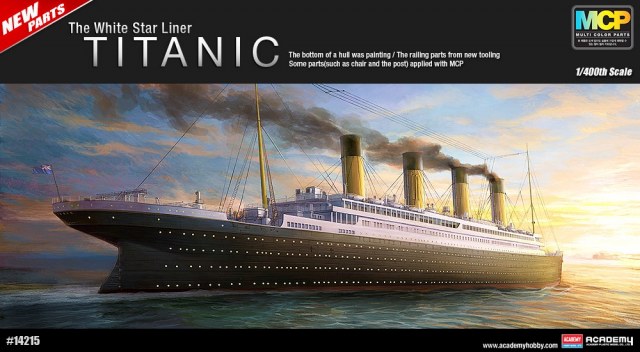 Modellbtar - Titanic white star liner (670 mm) - 1:400 - Academy