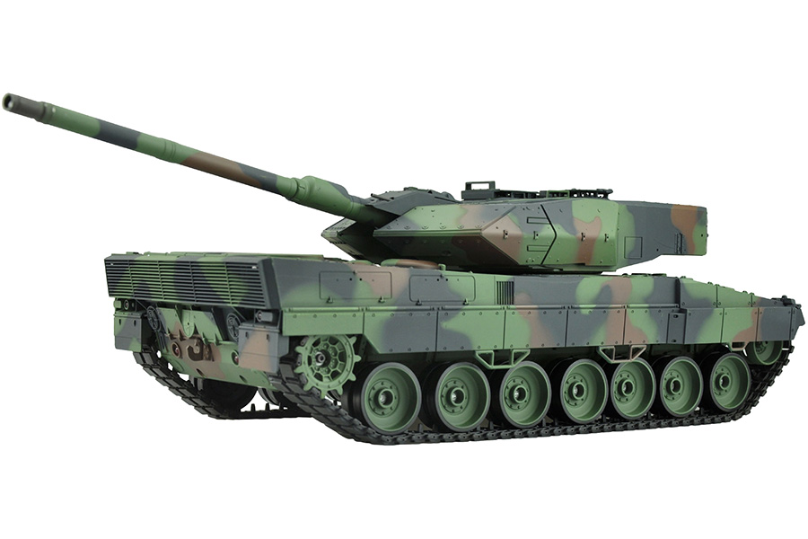 Radiostyrd stridsvagn - 1:16 - Leopard 2 A6 V7 - 2,4Ghz - BB+IR - RTR