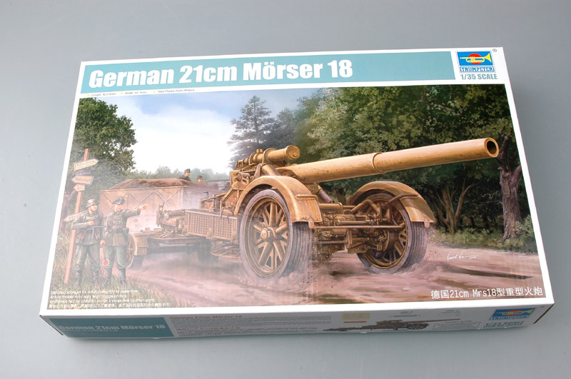 Byggmodell - Mörser 18 Heavy Artillery 210 mm - 1:35 - Trumpeter