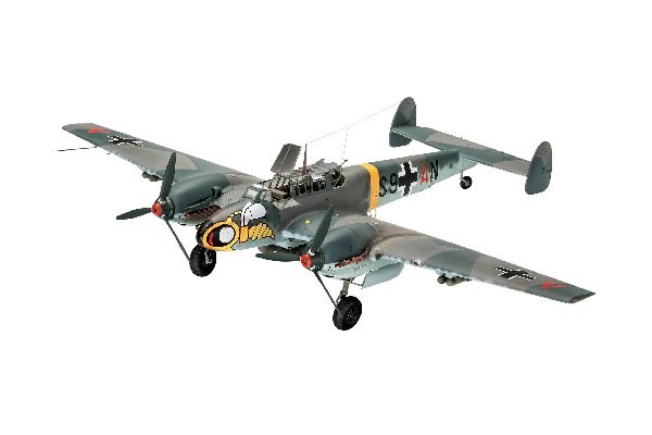 Byggmodell flygplan - Messerschmitt Bf110 C-2/C-7 - 1:72 - Revell