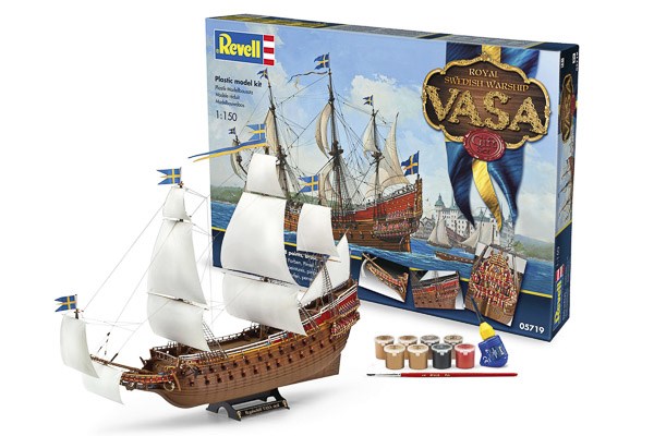 Bild p� Byggmodell skepp - Royal Swedish Warship VASA - 1:150 - Revell
