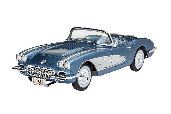 RC Radiostyrt Byggmodell bil - 1958 Corvette Roadster - 1:25 - Revell
