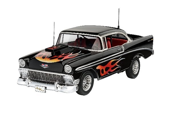 Byggmodell bil - 1956 Chevy Custom - 1:24 - Revell