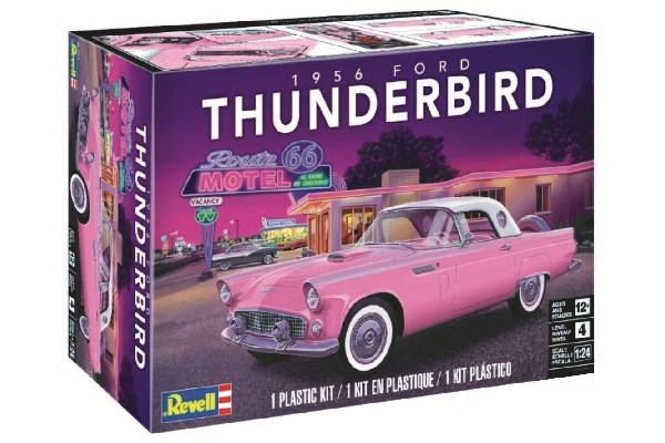 Byggmodell bil - 1956 Ford Thunderbird - 1:24 - Revell