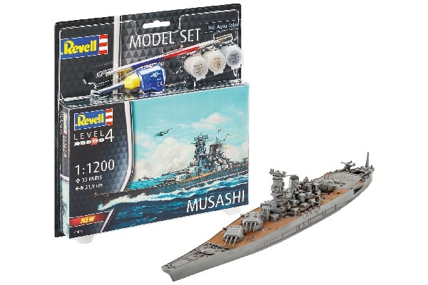 RC Radiostyrt Model Set Musashi - 1:1200 - Revell