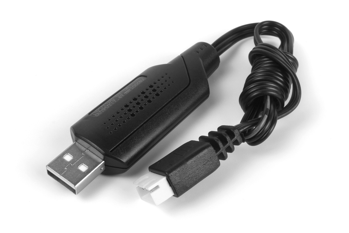 Batteriladdare - USB 7,4V LiPo, LiIon - 850mA - AMW