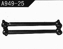 RC Radiostyrt A949-25 - Transmission shaft 5*33 2