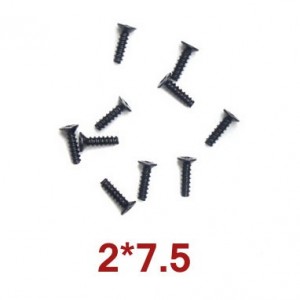 RC Radiostyrt A949-48 - Countersunk head tapping screws 2*7.5 10