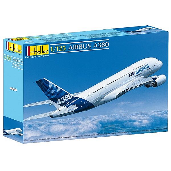 RC Radiostyrt Byggmodell flygplan - A380 - 1:125