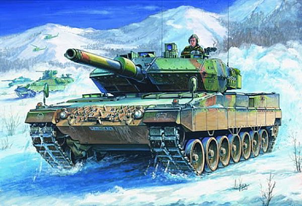 Byggmodell stridsvagn - LEOPARD 2 A5/A6 - 1:35 - HB
