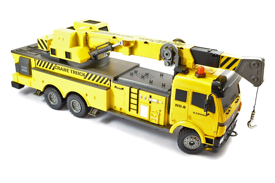 Bild p� Radiostyrd kranbil - 1:18 Premium Label Crane Truck - 2,4Ghz - RTR
