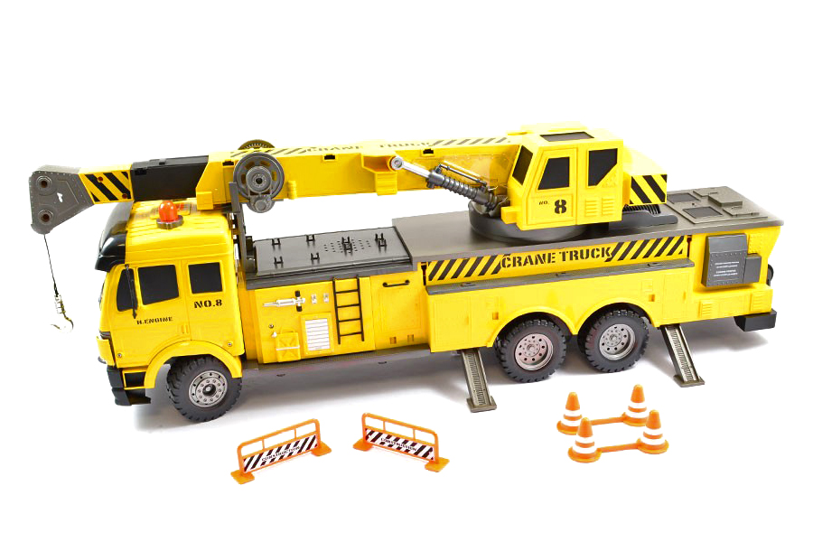 Thumbnail 734 f�r Radiostyrd kranbil - 1:18 Premium Label Crane Truck - 2,4Ghz - RTR
