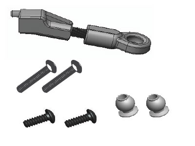 RC Radiostyrt ET1018 - SUPPORT BRACKET F - BISON - VKAR