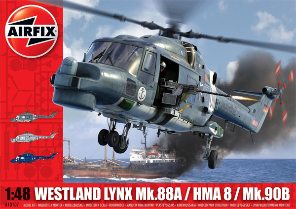 RC Radiostyrt Byggmodell helikopter - Westland Lynx Mk.88A / HMA8 / Mk.90B - 1:48 - Airfix