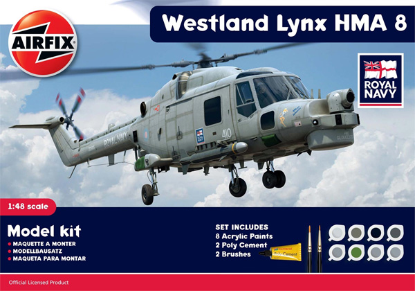 Byggsats helikopter - Westland Lynx HMA.8 Gift Set - 1:48 - Airfix