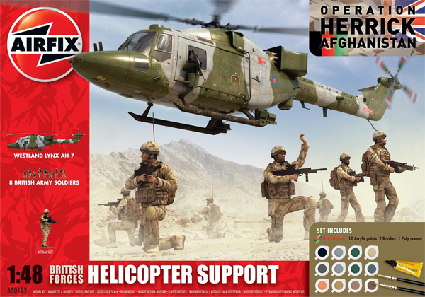 British Forces, Helicopter support, Gvoset - 1:48 - Airfix