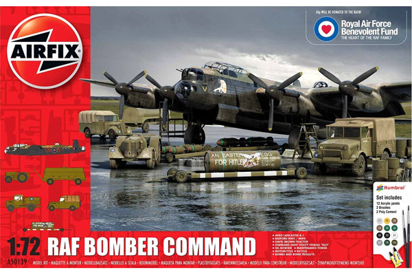Byggmodell flygplan - RAF Bomber Command, Gåvo Set - 1:72 - Airfix