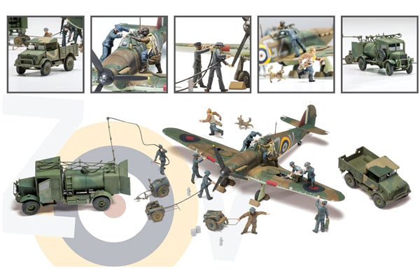 Bild p� Byggmodell - Battle of Britain - Ready for battle - 1:48 - Airfix