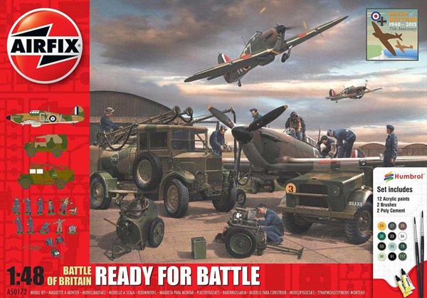 Thumbnail 734 f�r Byggmodell - Battle of Britain - Ready for battle - 1:48 - Airfix