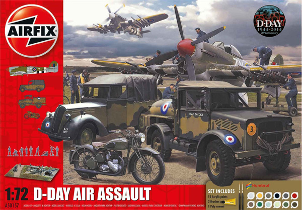 Byggmodell - D-Day Air Assault Gåvo Set - 1:72 - Airfix