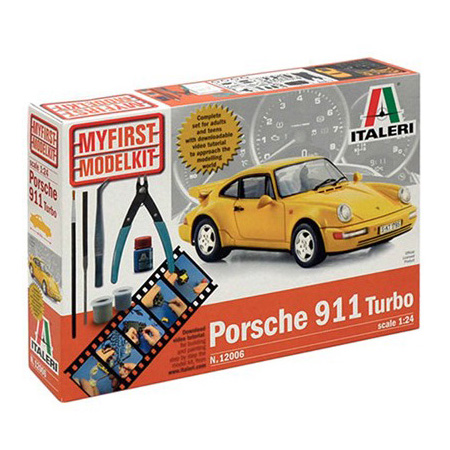 RC Radiostyrt Byggmodell bil - My First Model Kit - Porsche 911 Turbo - 1:24 - IT