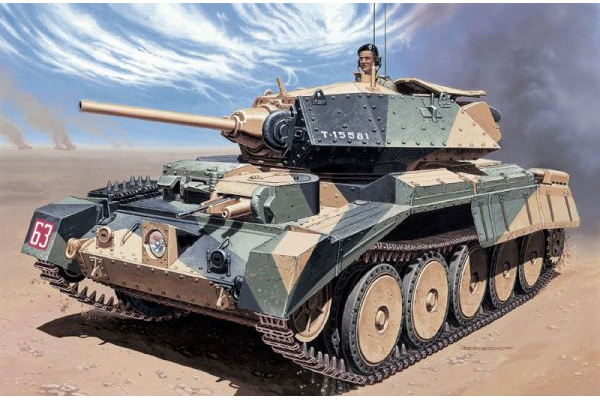 RC Radiostyrt Byggmodell tanks - Crusader Mk.I - 1:35 - IT