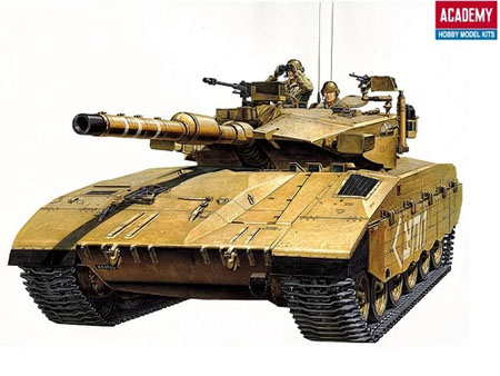 RC Radiostyrt Byggmodell tanks  - Idf Merkava Mk Iii - 1:35 - AC
