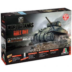 Bild p� Byggmodell tanks  - World Of Tanks - M4 Sherman - 1:56 - IT