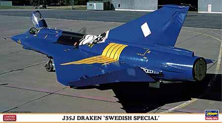 RC Radiostyrt Flygplansmodell - J35J Draken Sverige Special - 1:72 - HG