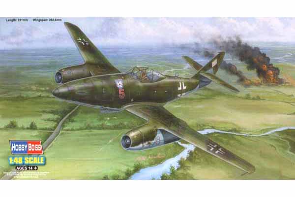 RC Radiostyrt Flygplansmodell - Me 262A-1A:U1 - 1:48 - HB