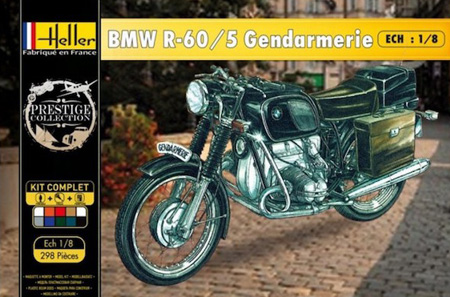 Bild p� MC Byggmodell - BMW R-60:5 GENDARMERIE, komplett set - 1:8 - HE
