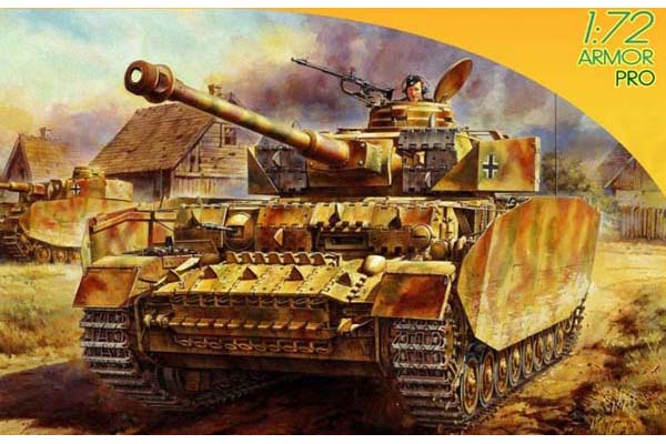 RC Radiostyrt Byggmodell stridsvagn - Pz.Kpfw.IV Ausf.H - 1:72 - Dr
