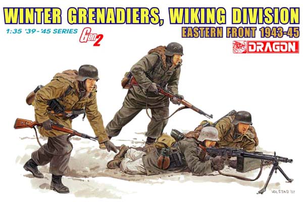 RC Radiostyrt BYggmodell - WINTER GRENADIERS, WIKING DIVISION - 1:35 - Dr