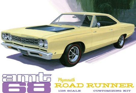 Bild p� Byggmodell bil - Plymouth Roadrunner 1968 incl. engine - 1:25 - AMT