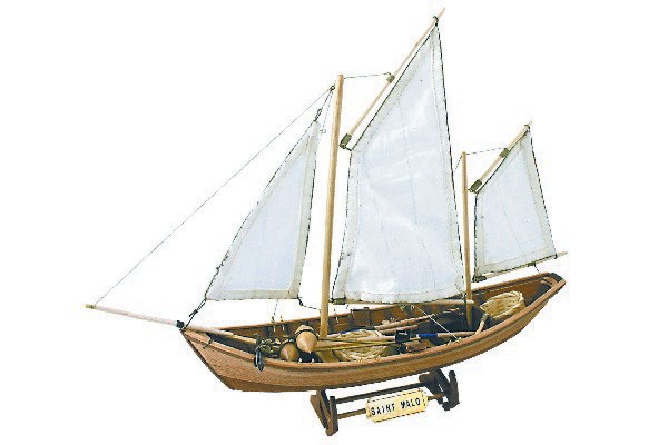 RC Radiostyrt Byggsats båt trä - Saint Malo - 1:20 - ArtS