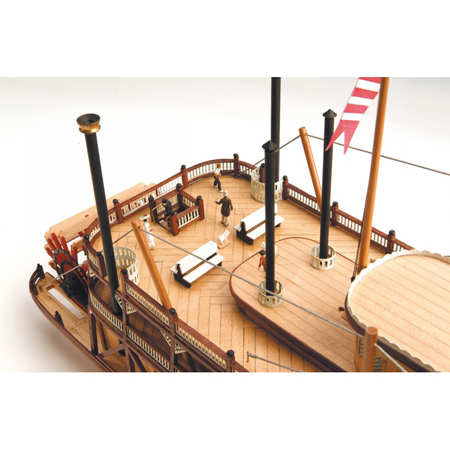 Byggsats båt trä - King Of Mississippi - 1:80 - ArtS