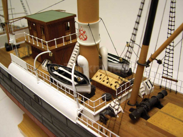 Byggmodell båt trä - Panderma Steamfreighter - 1:87 - TM