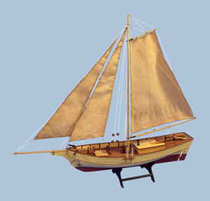 Byggmodell båt trä - Bosphurus - Fishing Cutter - 1:50 - TM