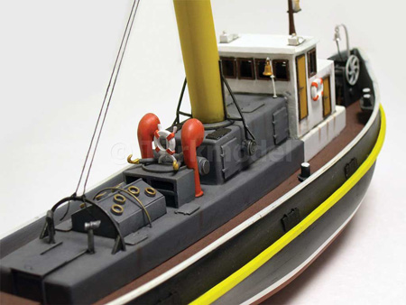 Byggmodell båt trä - Liman II - Steam Tugboat - 1:50 - TM